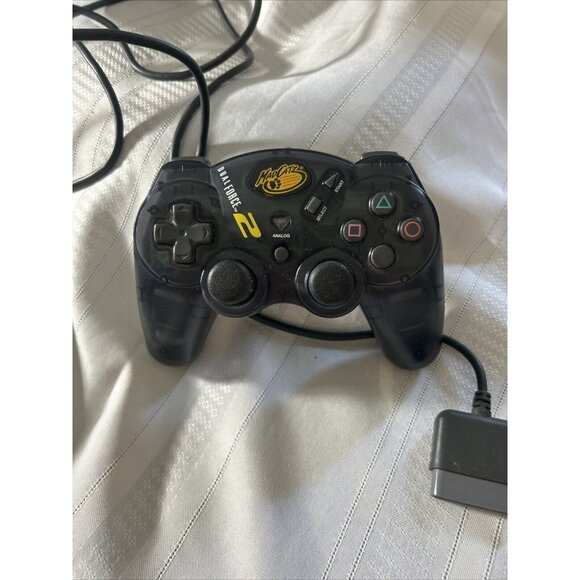 Mad Catz Dual Force 2 Controller PS2 Playstation 2 Black 2002 #8216 - Picture 3 of 3